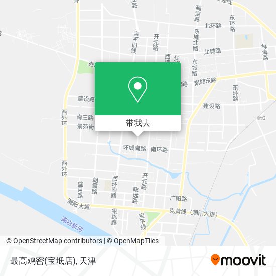最高鸡密(宝坻店)地图
