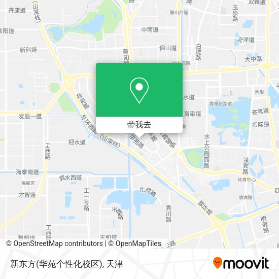 新东方(华苑个性化校区)地图