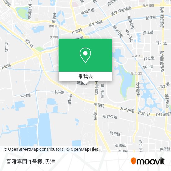 高雅嘉园-1号楼地图