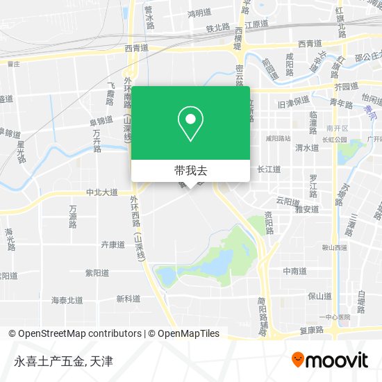 永喜土产五金地图