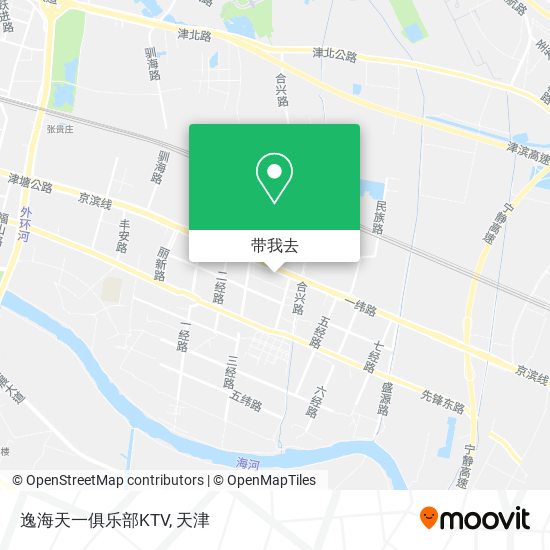 逸海天一俱乐部KTV地图