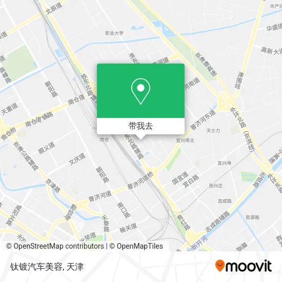 钛镀汽车美容地图