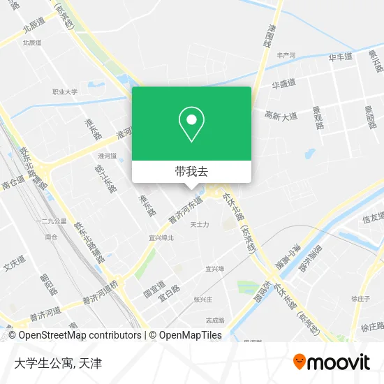大学生公寓地图