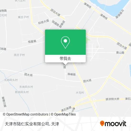 天津市陆仁实业有限公司地图