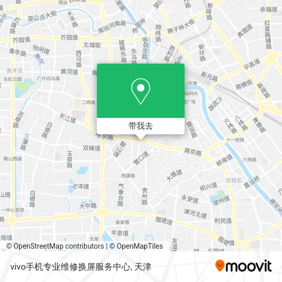 vivo手机专业维修换屏服务中心地图