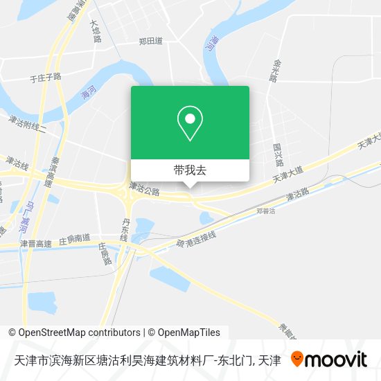天津市滨海新区塘沽利昊海建筑材料厂-东北门地图