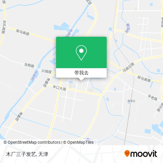 木厂三子发艺地图