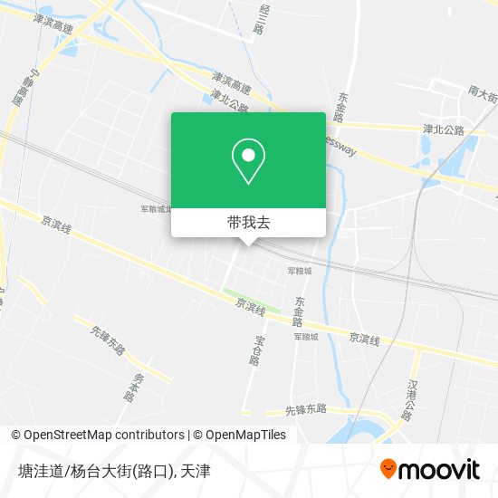 塘洼道/杨台大街(路口)地图
