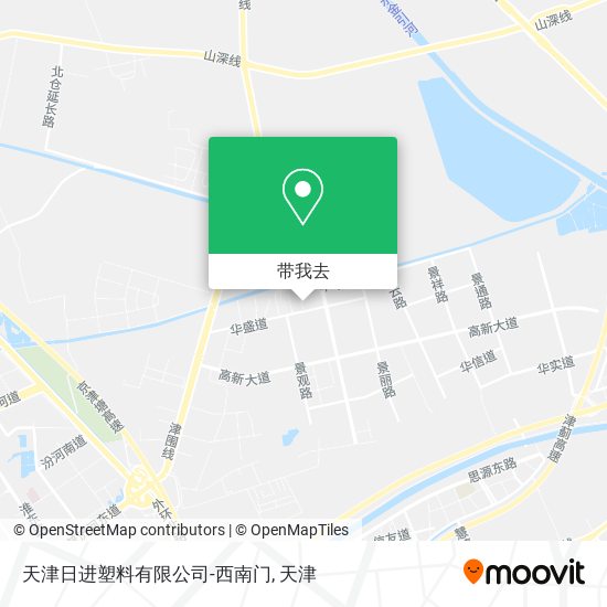 天津日进塑料有限公司-西南门地图