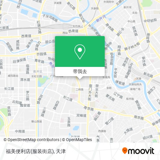 福美便利店(服装街店)地图