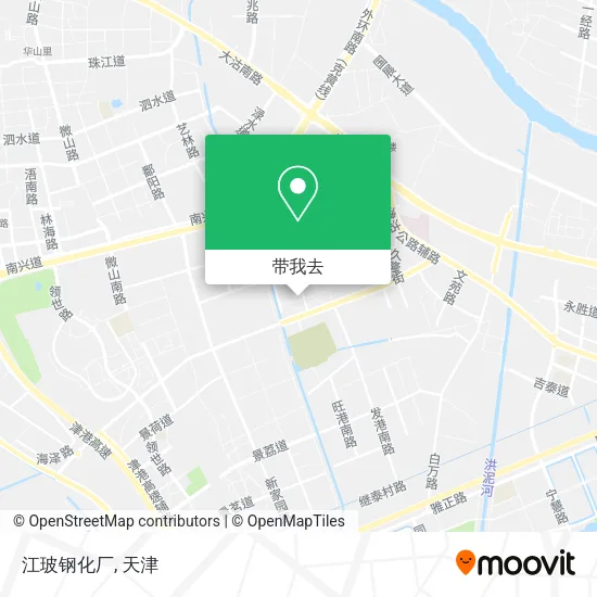 江玻钢化厂地图