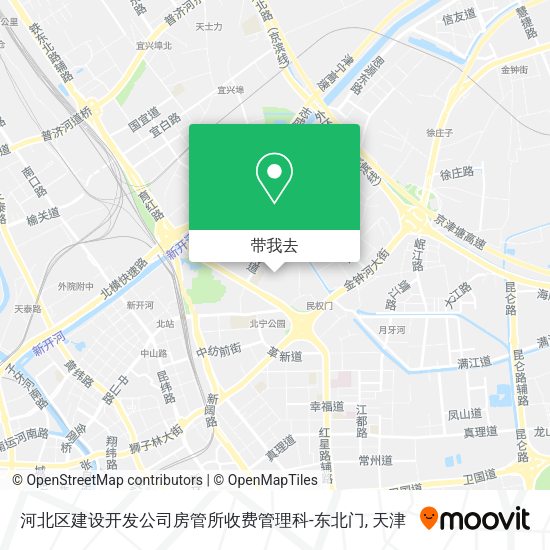 河北区建设开发公司房管所收费管理科-东北门地图