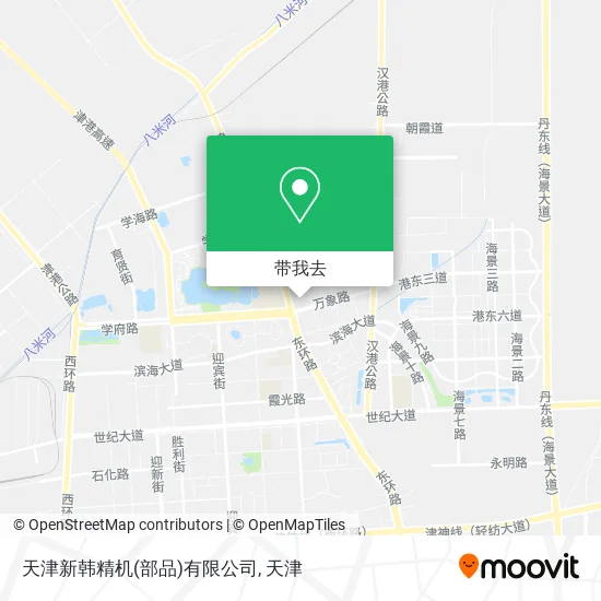 天津新韩精机(部品)有限公司地图