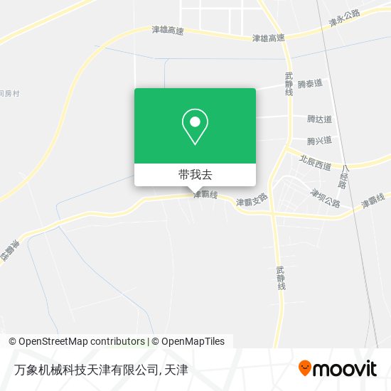 万象机械科技天津有限公司地图