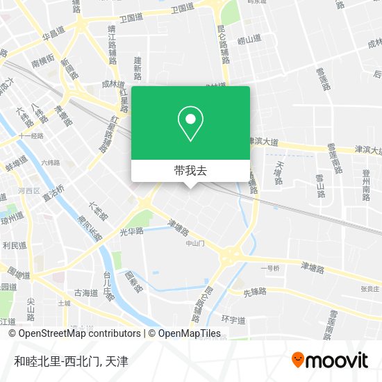 和睦北里-西北门地图