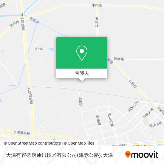 天津有容蒂康通讯技术有限公司(津赤公路)地图