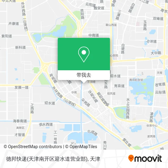 德邦快递(天津南开区迎水道营业部)地图