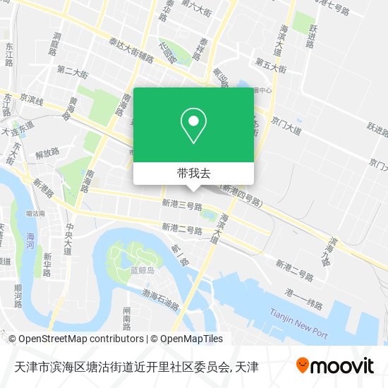 天津市滨海区塘沽街道近开里社区委员会地图