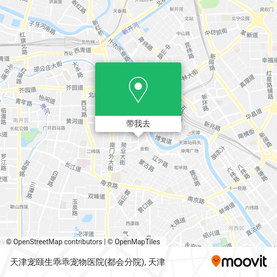 天津宠颐生乖乖宠物医院(都会分院)地图