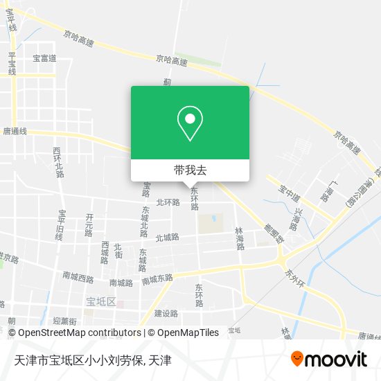 天津市宝坻区小小刘劳保地图