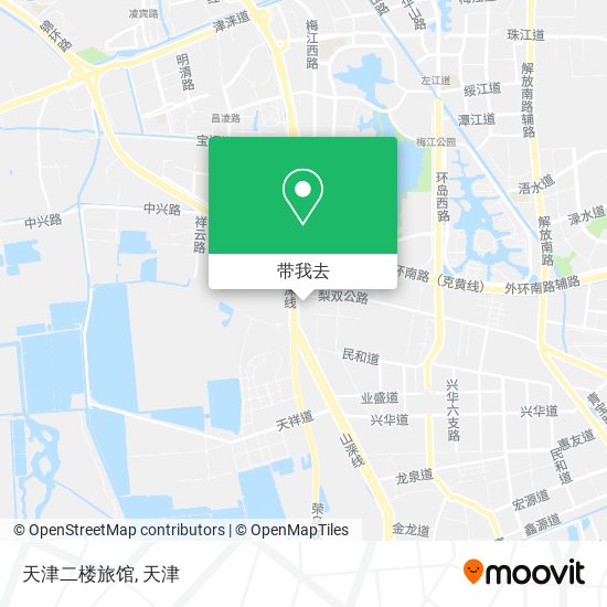 天津二楼旅馆地图