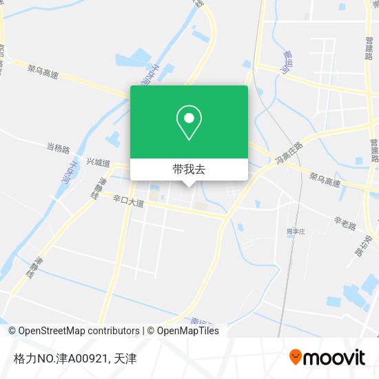 格力NO.津A00921地图