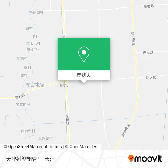 天津衬塑钢管厂地图