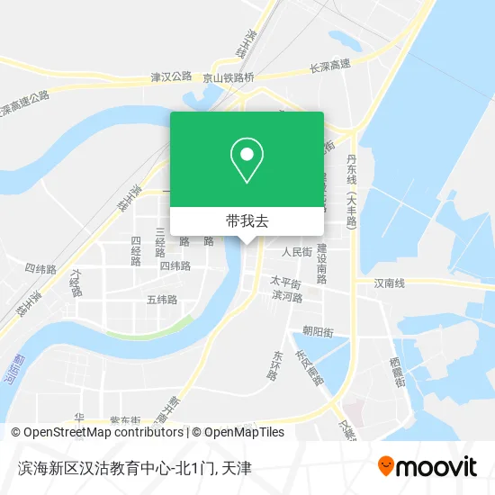 滨海新区汉沽教育中心-北1门地图