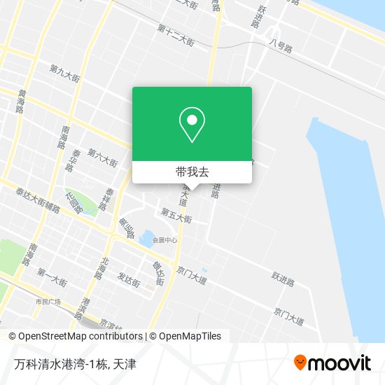 万科清水港湾-1栋地图