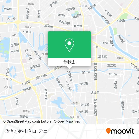 华润万家-出入口地图
