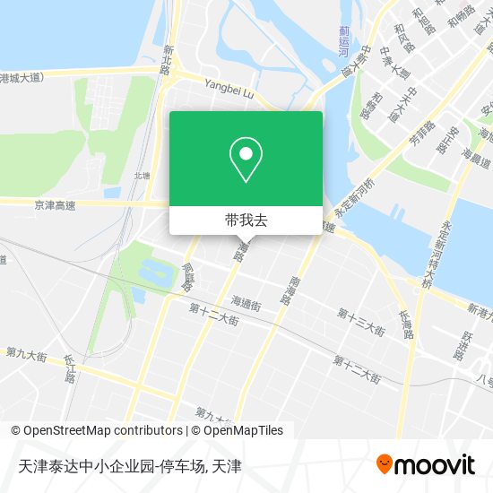 天津泰达中小企业园-停车场地图