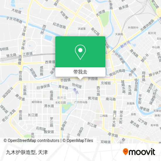 九木护肤造型地图