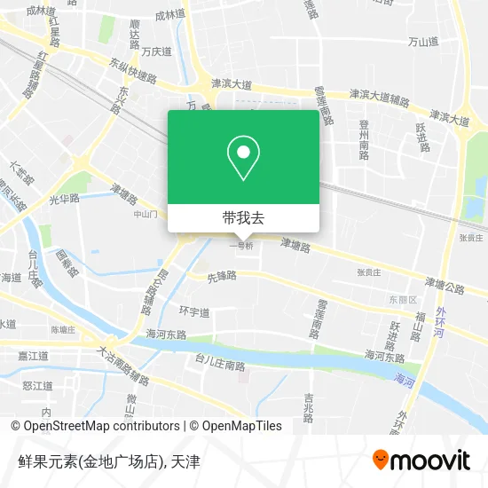 鲜果元素(金地广场店)地图