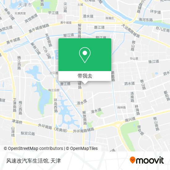 风速改汽车生活馆地图
