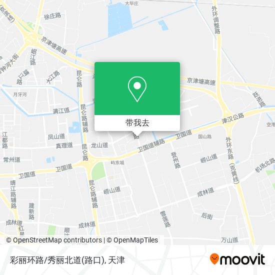 彩丽环路/秀丽北道(路口)地图
