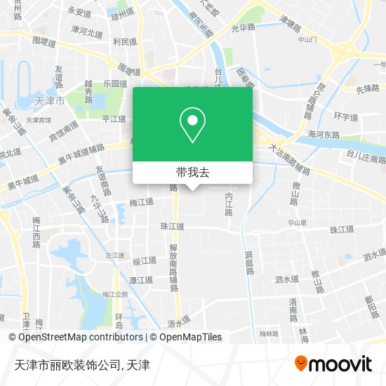 天津市丽欧装饰公司地图
