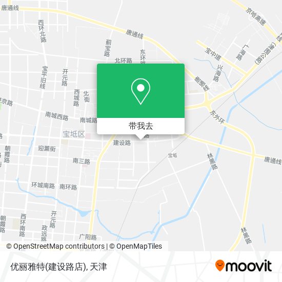 优丽雅特(建设路店)地图