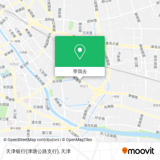 天津银行(津塘公路支行)地图