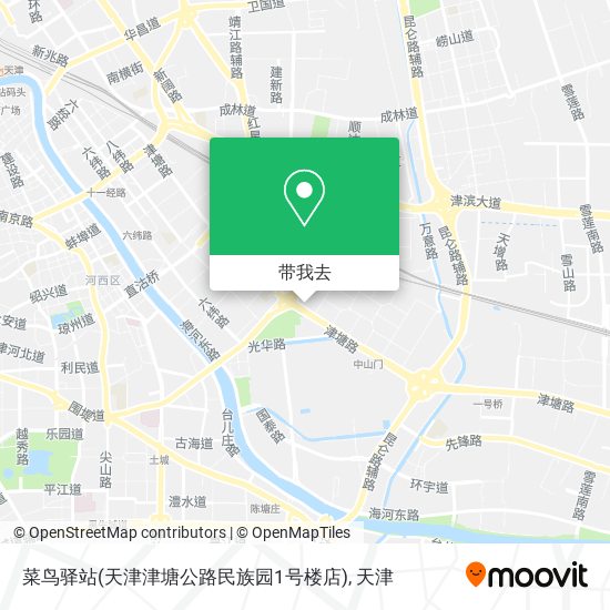 菜鸟驿站(天津津塘公路民族园1号楼店)地图