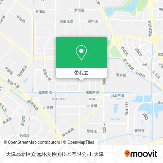 天津高新区众远环境检测技术有限公司地图