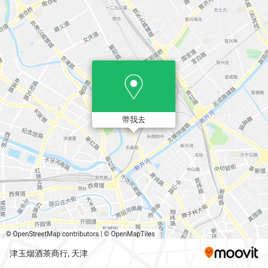 津玉烟酒茶商行地图