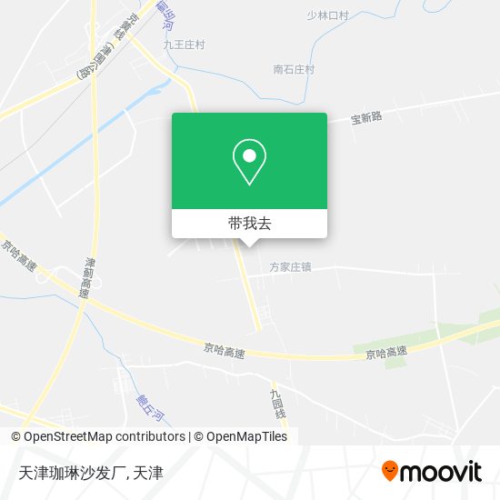 天津珈琳沙发厂地图