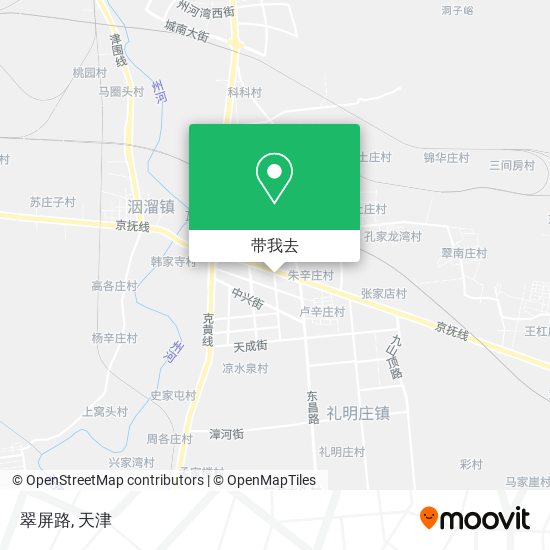 翠屏路地图