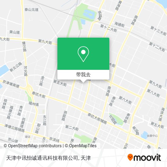 天津中讯怡诚通讯科技有限公司地图