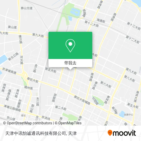 天津中讯怡诚通讯科技有限公司地图