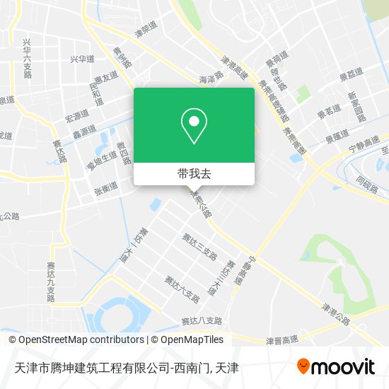 天津市腾坤建筑工程有限公司-西南门地图