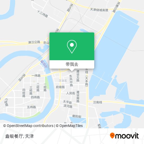 鑫银餐厅地图