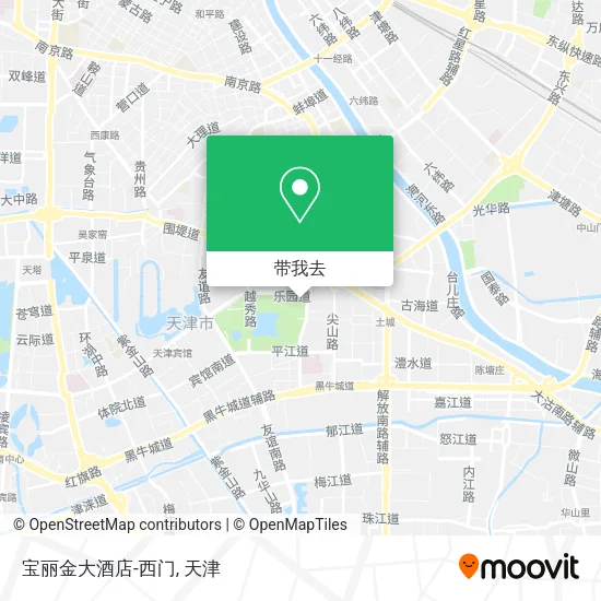 宝丽金大酒店-西门地图