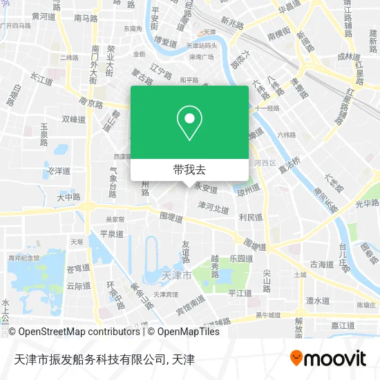 天津市振发船务科技有限公司地图