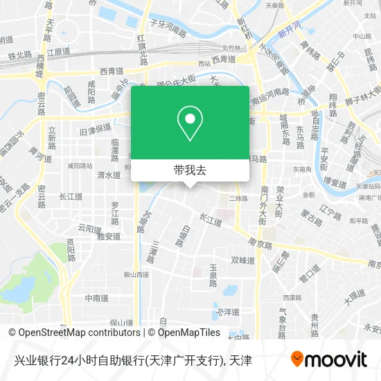 兴业银行24小时自助银行(天津广开支行)地图